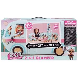 L.O.L. 2-in-1 Glamper Fashion Camper 55+Surprises